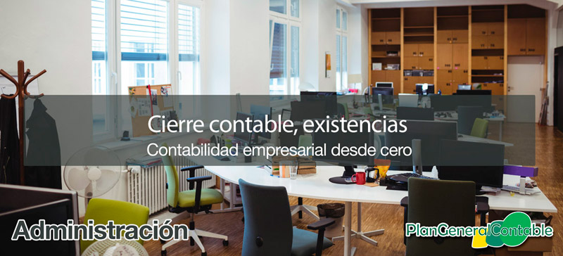 Cierre contable, existencias