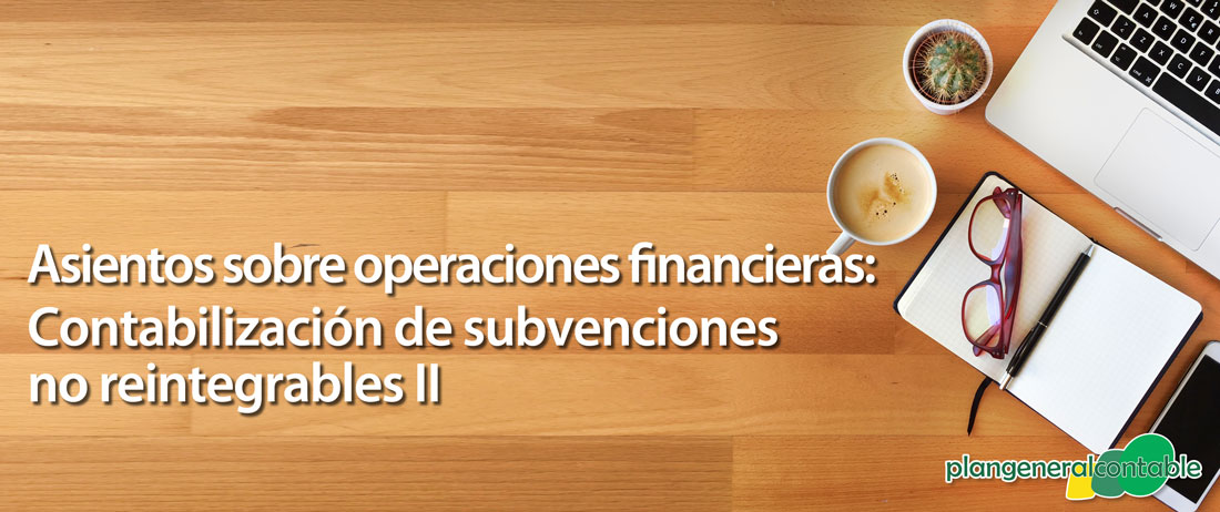 Contabilización de subvenciones no reintegrables II
